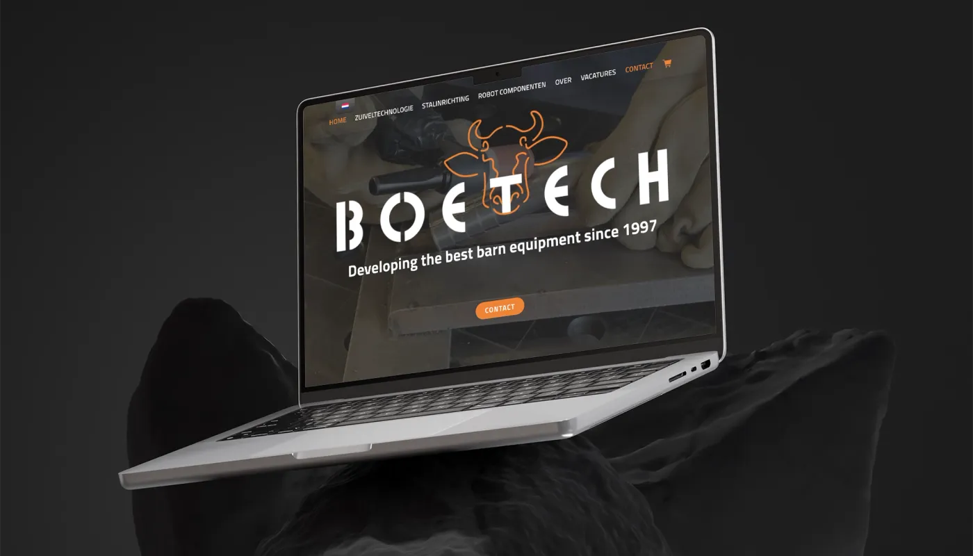Bespoke website for Boetech