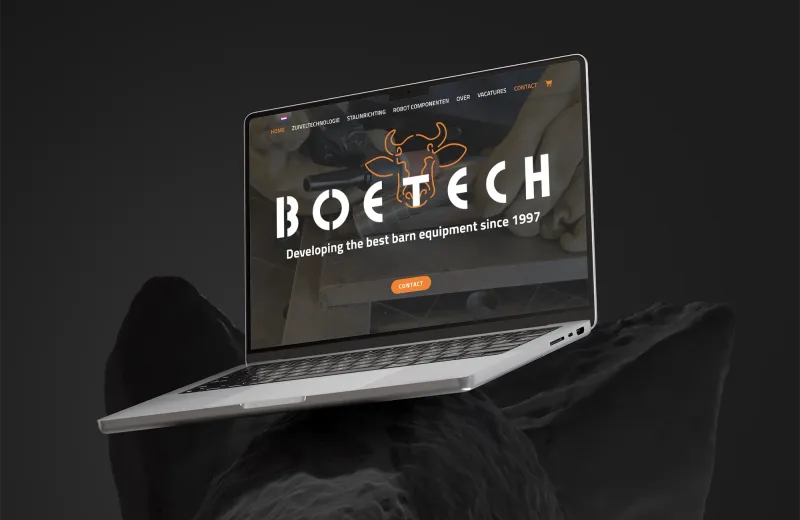Bespoke website for Boetech