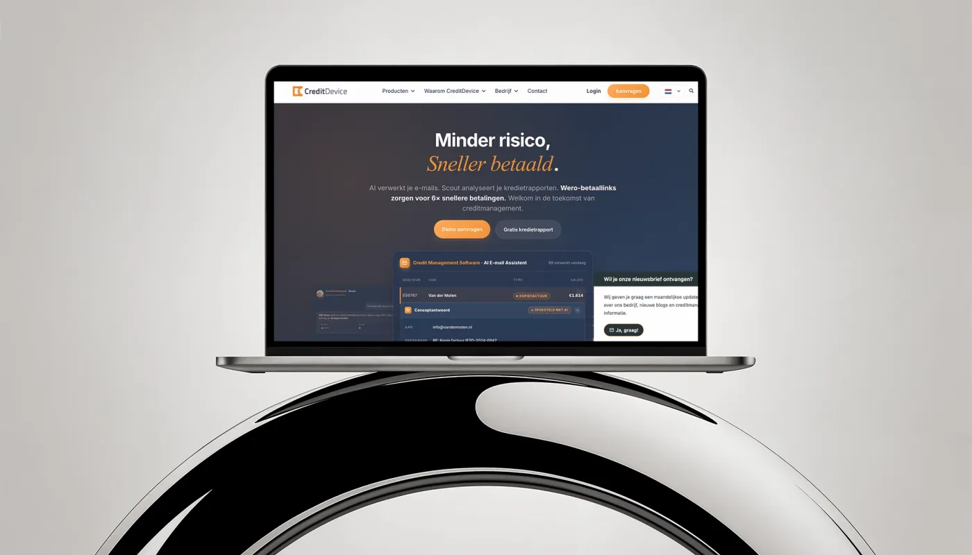 Elementor website for CreditDevice