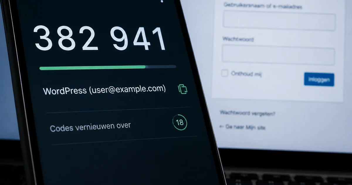 How do you set up 2FA in WordPress?