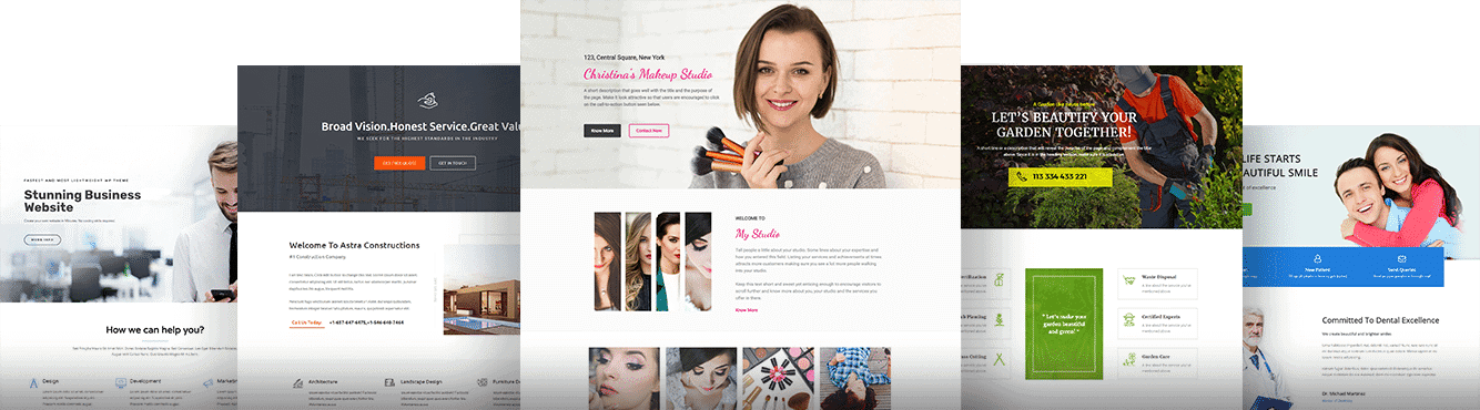 Astra theme page builders