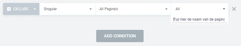 Exclude footer for certain pages